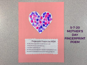 Read more about the article 5-7-20 Mother’s Day Fingerprint Poem