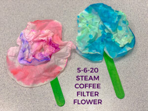 Read more about the article 5-6-20 STEAM Coffee Filter Flower