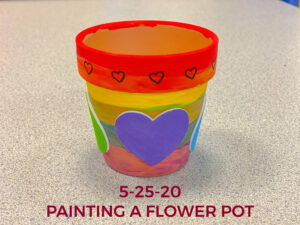 Read more about the article 5-25-20 Painting a Flower Pot