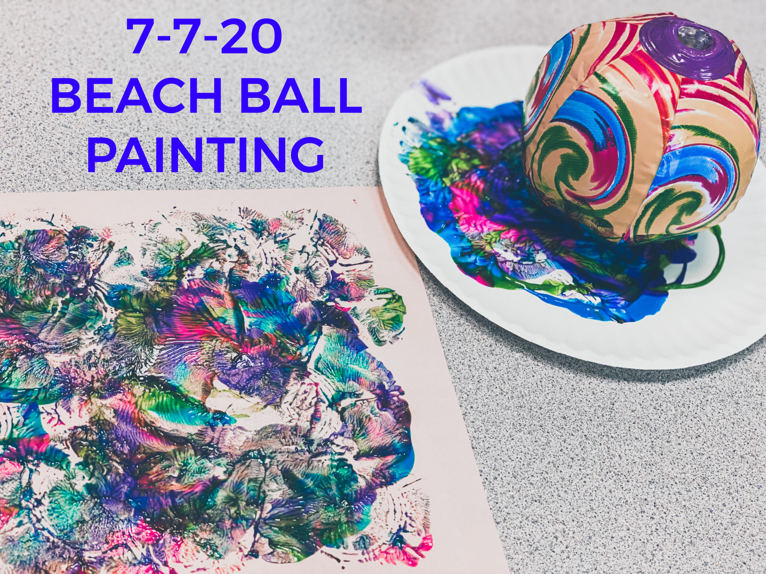 Read more about the article 7-7-20 Beach Ball Painting