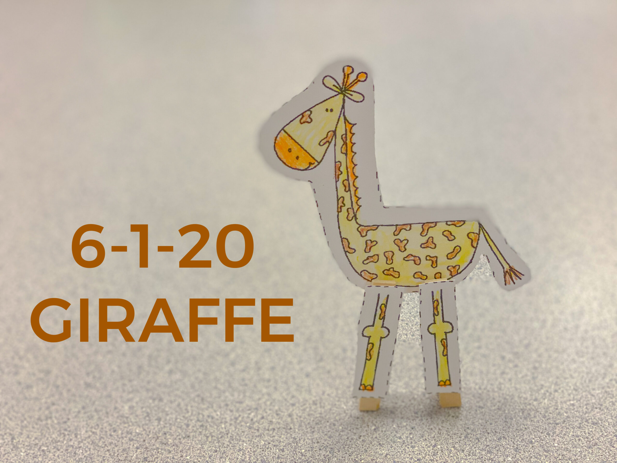 Read more about the article 6-1-20 Giraffe